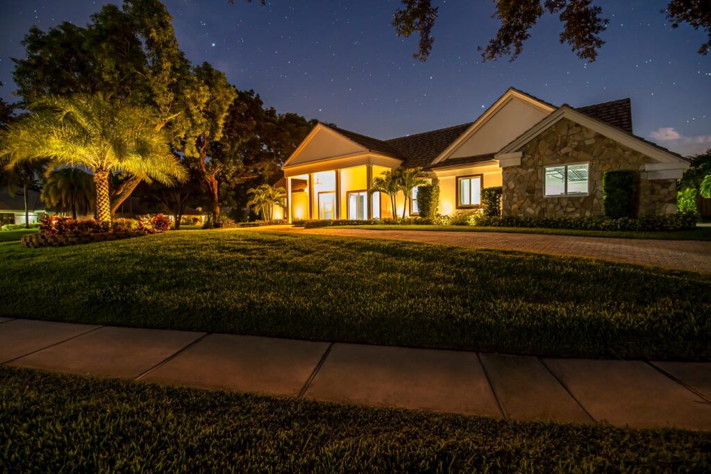 Twilight dusk real estate photoshoot, Fort Lauderdale, Florida